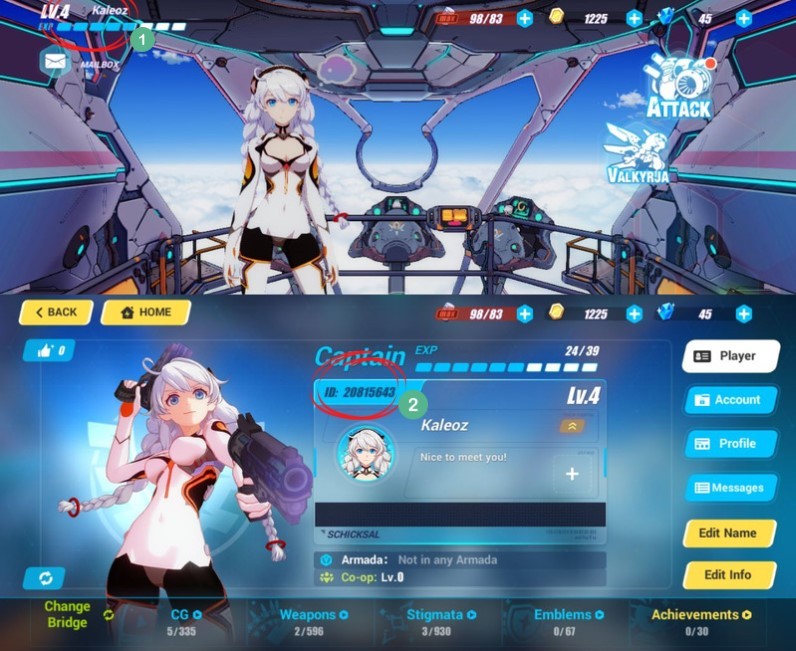how to find honkai impact 3rd uid